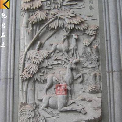 石雕之韻 鹿鶴同春與松鶴延年的吉祥藝術